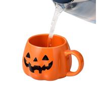 Tasse citrouille d'Halloween, Tasse d'automne, Tasse à café en céramique citrouille, 400 ml Décoration d'Halloween, Vaisselle de citrouille, Tasses à thé Bol à céréales Boîte à biscuits Bonbons Tasses