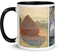 Tasse Claude Monet Nénuphar Falaise Étretat Impression Soleil Levant Cathédrale Art Impressionisme Oeuvre Peinture Mug Thé Café Décoration Tableau Bassin Nymphéas (Falaises à Étretat)