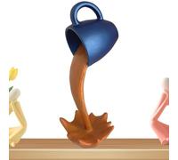 Tasse créative Splash - Tasse à boisson flottante, décoration artistique pour boissons | Ornement d'art de café d'illusion visuelle, idée de cadeau d'affichage décoratif de cuisine à domicile pour les