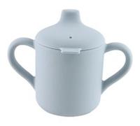 Tasse d apprentissage en Silicone Roger Bleu Blanc