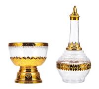 Tasse D’offrande Multifonction en Plastique, Décor de Sanctuaire Rituel | Style Solennel et Classique, Surface Lisse Polie, pour Offrandes, Cristaux, Salles Zen et Festivals