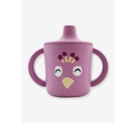 Tasse d'apprentissage Animal en silicone mauve TU