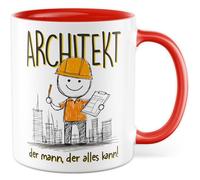 Tasse d'architecte, cadeau de l'homme qui peut tout faire, tasse à café, chef de construction, collègue, équipe, ami, homme, idée cadeau de travail, bureau, anniversaire, Noël