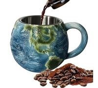 Tasse d'astronaute en résine - 12 oz de nouveauté polyvalente tasse de thé pour boire, esthétique accrocheuse avec une construction robuste, des tasses à pour le thé, le jus, le vin, la bière, la