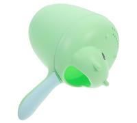 Tasse de Bain pour Bébé Hippopotame, Gobelet à Shampoing PP Vert Clair | Versement Facile, Prise en Main Confortable, Design Mignon et Amusant, pour Bain et Rinçage Quotidien