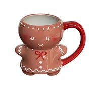 Tasse de bonhomme en pain d'épice, tasse en pain d'épice, Nouvelles tases à café, de bonhomme de de vacances à café en céramique pour l'eau thé boissons faveur de fête