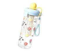 Tasse De Bouteille D'eau Réutilisable-650ml, Jolie Tasse Anti-fuite, Filtre À Thé Intégré, Bouteille De Boisson En Paille, Gobelet De Voyage | Cuisine D'école De Bureau De Gymnase Pour L'hydra