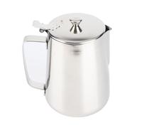 Tasse de café en acier inoxydable, lait moustillante pichet en métal Café à cramp à tasse de tasse de lait mousse (1500 ml)