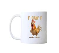 Tasse de café en céramique de poulet uny - poignée ergonomique, tasse de poulet drôle F-caw-f créative | Tasses à café F-CAW-F Chick pour boissons, vin, jus, bière, lait