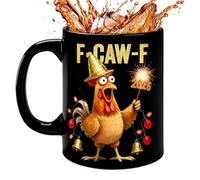 Tasse de café en céramique festive avec design de dessin animé de poussin sucré, plats de consommation pour hommes, femmes, jeunes et, un cadeau de cuisine parfait pour
