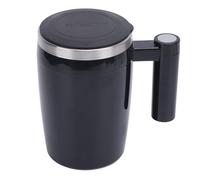 Tasse de café en Remuant Automatique, 380 ML de Tasse de café Auto-remuant pour Le café au Chocolat Chocolate (Black)