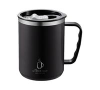 Tasse De Café Isolée - Verre De Grande Capacité, Tasse De Boissons Thermiques | Joint De Couvercle Pour Poignée, Acier Inoxydable Isolé Sous Vide, Siroter Du Cacao Chaud Dans