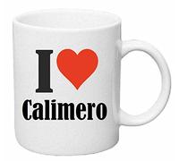 Tasse de Café .. Tasse à Thé … Coffee Mug I Love Calimero ... Hauteur 9 cm de Diamètre 8 cm Volume 330 ml ... Le pour leur Partenaire - Collègue - Amis