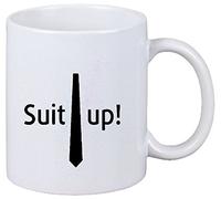 Tasse de Café Tasse à Thé … Coffee Mug Suit Up How I Met Your Mother Ted hauteur Hauteur 9 cm de Diamètre 8 cm Volume 330 ml Le pour leur Partenaire - Collègue - Amis