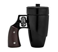 Tasse de café - Tasse de voyage en acier inoxydable à 16 oz avec couvercle | Spill à l'épreuve des déversements, garde les boissons chaudes ou froides, poignée ergonomique, s'adapte à la plupart des p