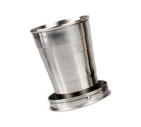 Tasse de camping pliable et non ternie, récipient à boisson dense et recyclable pour les voyages en à, mince, permanent, respectueux de la planète, de place, tasse non ternie