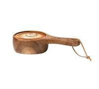 Tasse de camping - Tasse à café en bois faite à la main pour le camping | 350 ml - Récipient d'eau léger - Tasse portable en bois pour camping, Bushcraft, voyage, aventure