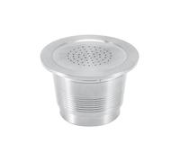 Tasse de capsule de café réutilisable en acier inoxydable pour machine Nespresso - Gris