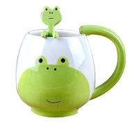 Tasse de céramique de grenouille, dessin animé tasse de café grenouille avec tasses d'animaux pour le thé, lait, café, 300 ml, tasse de grenouille 3D