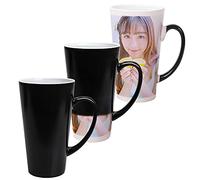 Tasse De Changeante De Couleur De Photo Personnalisée Magique,Café De Sensible à La Chaleur Chaude En CéRamique Bricolage Personnalisé Cadeau pour Petite