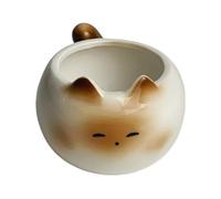 Tasse de chat mignonne - Tasse à eau mignonne pour femmes qui versent les accessoires, grand gobelet de calibre | Tasse à thé en céramique 210 ml Chatons siamois Chatons Thé, Cadeaux parfaits pour les
