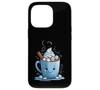 Tasse de Chocolat Chaud avec Guimauves et Cannelle Coque pour iPhone 13 Pro