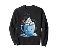 Tasse de Chocolat Chaud avec Guimauves et Cannelle Sweatshirt