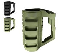 Tasse de croisière d'assaut tactique, manchon de support de bière isolé pour canettes et bouteilles, porte-boisson portable, porte-boissons mains libres pour le camping, le barbecue et (Green,16 oz)