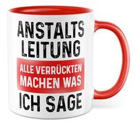 Tasse de direction de l'institution cadeau Tous les fous font ce que je dis, tasse à café psychiatrie chef direction collègue amie collègue idée cadeau équipe travail bureau clinique humour tasse à