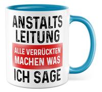 Tasse de direction de l'institution cadeau Tous les fous font ce que je dis, tasse à café psychiatrie chef direction collègue amie collègue idée cadeau équipe travail bureau clinique humour tasse à