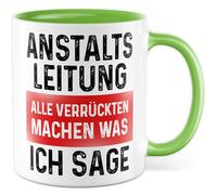 Tasse de direction de l'institution cadeau Tous les fous font ce que je dis, tasse à café psychiatrie chef direction collègue amie collègue idée cadeau équipe travail bureau clinique humour tasse à