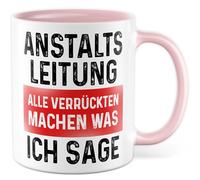 Tasse de direction de l'institution cadeau Tous les fous font ce que je dis, tasse à café psychiatrie chef direction collègue amie collègue idée cadeau équipe travail bureau clinique humour tasse à