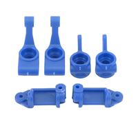 Tasse de direction de voiture RC, essieu arrière, support de moyeu C, ensemble pour Rustler Stampede Slash, 2 roues motrices, voiture RC 1/10, bleu foncé