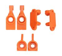 Tasse de Direction de Voiture RC et Tasse d'essieu arrière | Plastique de Grade Haut pour Rouille/bousculade/Barre Oblique 2WD | Pièces de Remplacement d'échelle 1/10 80372 (Orange)