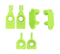 Tasse de Direction de Voiture RC et Tasse d'essieu arrière | Plastique de Grade Haut pour Rouille/bousculade/Barre Oblique 2WD | Pièces de Remplacement d'échelle 1/10 80372 (Green)