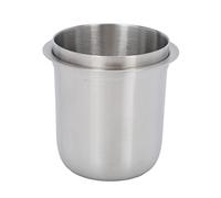 Tasse de dosage à café, 150 ml 58 mm en acier inoxydable universel inversé tasse de poudre à expresso outils pour la machine à café (Argent)