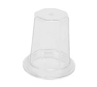 Tasse de dosage de café moulu, PC antistatique Transparent, distributeur de poudre de café, tasse de dosage for panier porte-filtre, 51mm 58mm(51mm)