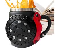 Tasse de frein ergonomique - tasse drôle, boisson à la poignée confortable | Céramique sur le thème de la nouveauté sur le thème du frein avec manche pour un père anniversaire hors pair, des,