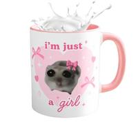 Tasse de hamster triste | Tasse de hamster | Tasse en céramique avec nœud papillon - Design unique de hamster triste, tasses à café de 350 ml. Tasse amusante et amusante qui fait rire tout le monde.