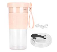 Tasse de jus électrique portable, extracteur de jus USB rechargeable avec coupeur à 3 lames, batterie de 2000 mAh pour le voyage et la maison, blender en tritan de qualité (320 ml)