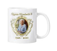 Tasse de la reine Elizabeth - Ajoutez du style à votre téléphone portable ! Jubilee Cups Queen Elizabeth 1926-2022 Tasse à thé à café | Cadeau de la tasse du jubilé d'Elizabeth II, souvenir de la