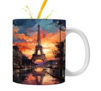 Tasse de la tour, Tasse de la tour | Tasse à thé en céramique, tasse d'eau avec design Tour | Nouvelle tasse à café avec effet, tasse à boisson unique pour l'anniversaire des femmes et des hommes