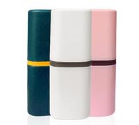 Tasse De Lavage 3 Pièces, Tasse De Brosse À Dents De Voyage, Porte Dentifrice En Plastique Pour Brosse À Dents Tasse De Dentifrice Portable Pour Voyage D'affaires, Maison, École