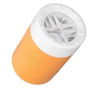Tasse de Lave-pattes de Chien, Nettoyage de la Boue, Nettoyage des Pieds de Chien, élimination des Saletés, Facile à Assembler pour la Maison (ORANGE)