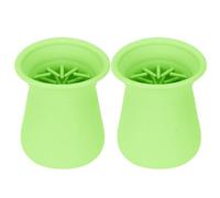 Tasse de lave-pieds pour chien, tasse de nettoyage des pieds de chien - Nettoyant portable pour pattes de chien - Outil de nettoyage des pieds, conception de griffes, tasse de Massage, pour la maison,