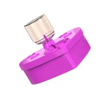 Tasse de lave-pinceau avec vidange à bouton-poussoir, Purple | et réservoir d ' eau propre