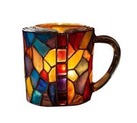 Tasse De Lecture Esthétique - Tasse De Jus Avec Poignée, Boisson À L'amant De Livres Vintage | Pièce De Décoration De Cuisine Littéraire, Cadeau De Collection D'étude Fantaisiste Avec Librairie À Domi