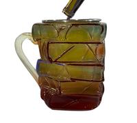 Tasse de lecture pour amateurs de tasse artistique fabriquée à la main, finition lisse | Récipient à café à thème avec esthétique livresque confortable pour les auteurs, les enseignants, les espaces