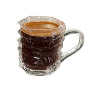 Tasse De Livre Peinte - Tasse De Livre De Chapitre De Nouveauté De 200 Ml Ta-sse À Café De Livres Empilés En Verre 3D, Tas-se À Café En Forme De Li-vre 3D, Tas-se À Ca-fé De Li-vre De Lecture