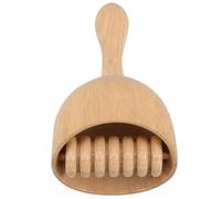 Tasse de Massage en Bois à Main, Cup Shaped, Rouleau, Home Use | Bois Beige, Design Ergonomique, Auto-massage, Relaxation Profonde, Massages Complets du Corps